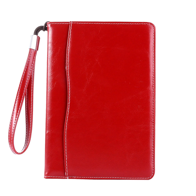 Business Style Horizontal Flip Leather Case for iPad Mini 2019 & 4 & 3 & 2 & 1, with Wallet & Card Slot & Holder & Lanyard