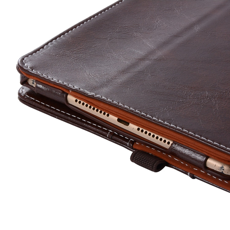 Business Style Horizontal Flip Leather Case for iPad Mini 2019 & 4 & 3 & 2 & 1, with Wallet & Card Slot & Holder & Lanyard
