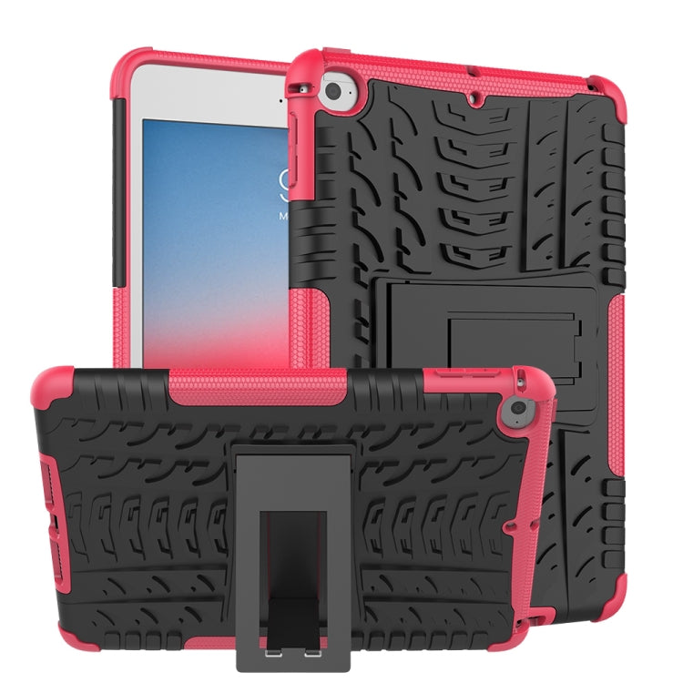 Tire Texture TPU+PC Shockproof Case for iPad Mini 2019, with Holder