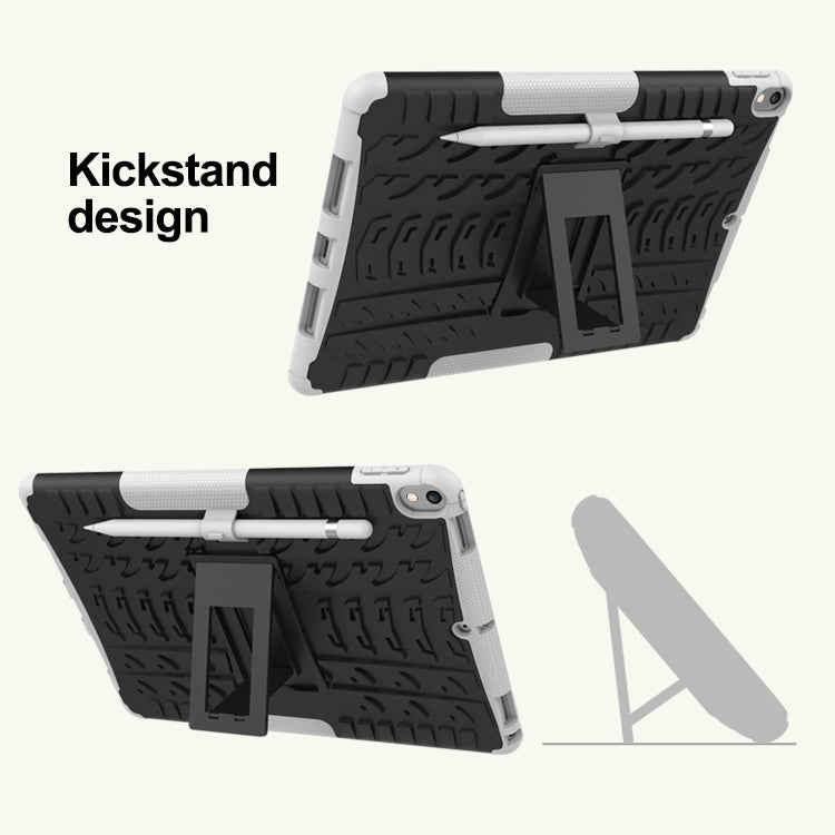 Tire Texture TPU+PC Shockproof Case for iPad Air 2019 / Pro 10.5 inch, with Holder & Pen Slot