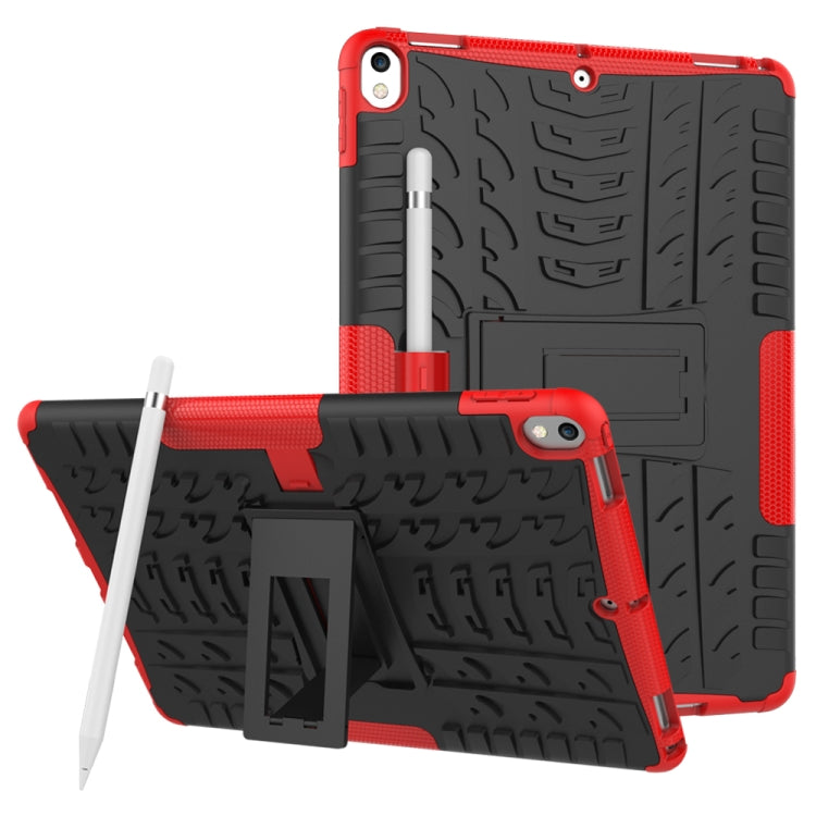 Tire Texture TPU+PC Shockproof Case for iPad Air 2019 / Pro 10.5 inch, with Holder & Pen Slot