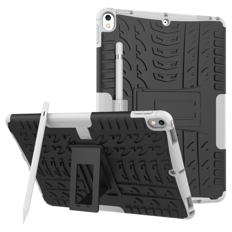 Tire Texture TPU+PC Shockproof Case for iPad Air 2019 / Pro 10.5 inch, with Holder & Pen Slot