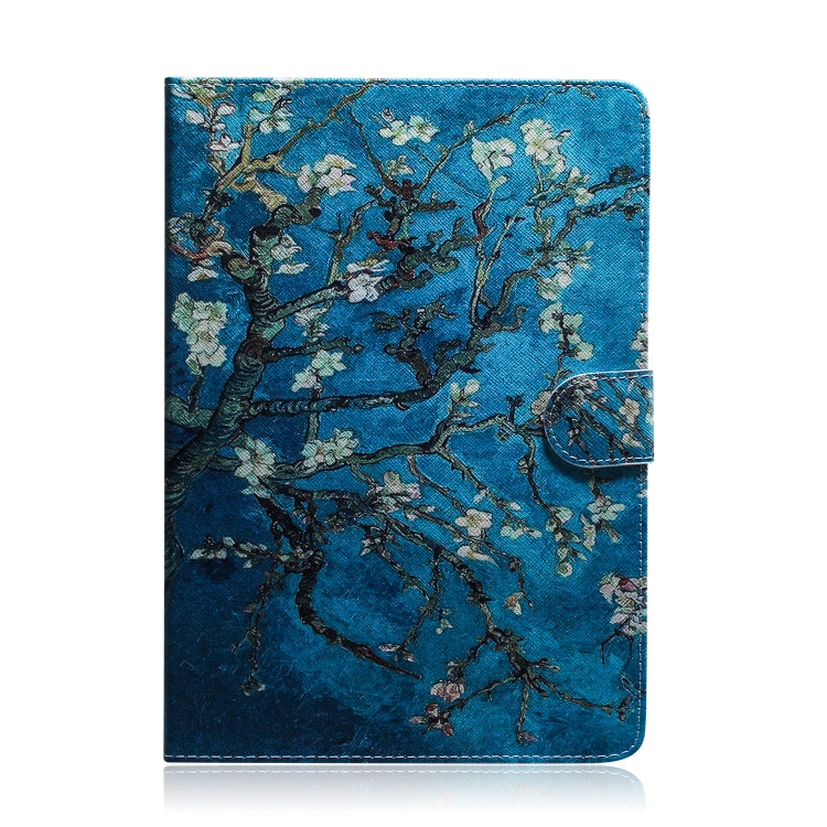 Apricot Blossom Pattern Horizontal Flip Leather Case for iPad Mini (2019) / 4 / 3 / 2 / 1, with Holder & Card Slot & Wallet