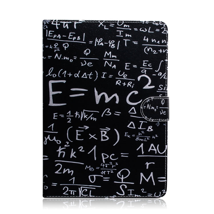 Formula Pattern Horizontal Flip Leather Case for iPad Mini (2019) / 4 / 3 / 2 / 1, with Holder & Card Slot & Wallet