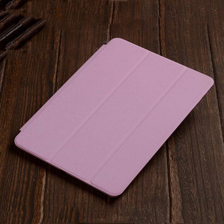 Three-folding Horizontal Flip Leather Case for iPad Air (2019), with Holder
