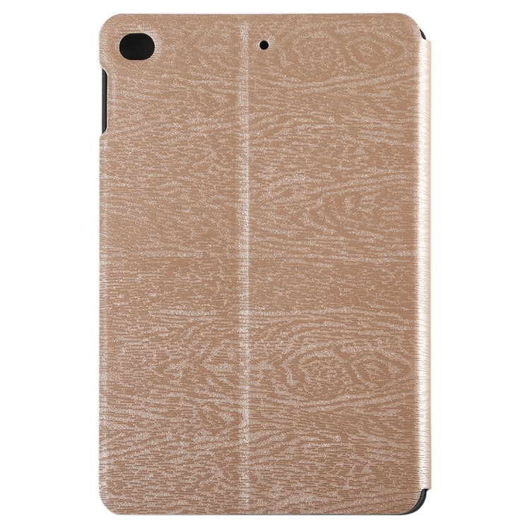Tree Texture Horizontal Flip Leather Case for iPad Mini 2019, with Holder & Sleep / Wake-up Function