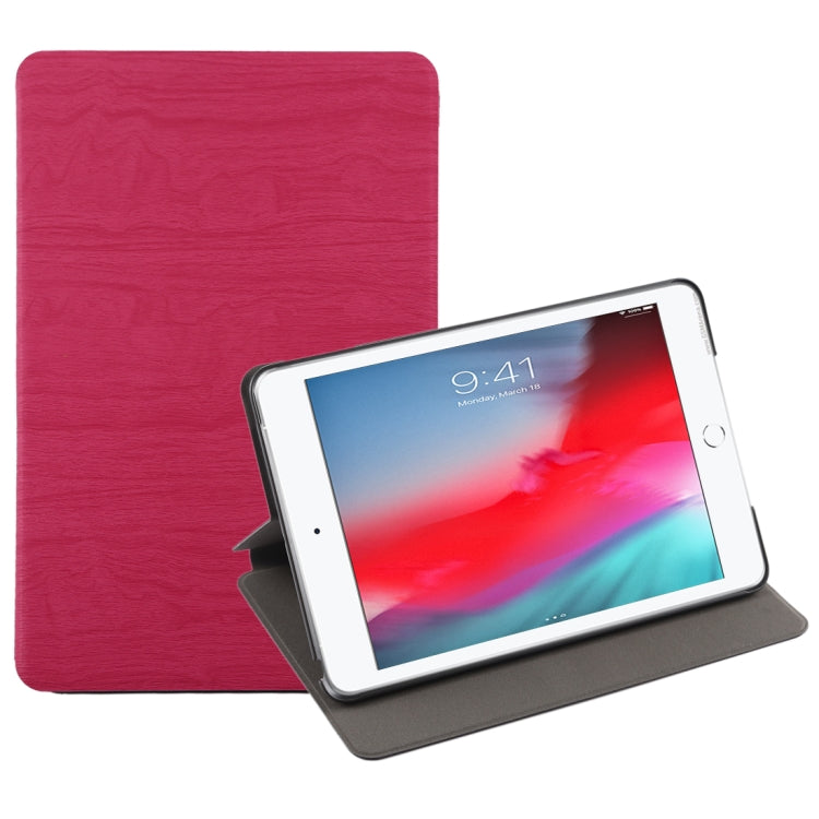 Tree Texture Horizontal Flip Leather Case for iPad Mini 2019, with Holder & Sleep / Wake-up Function