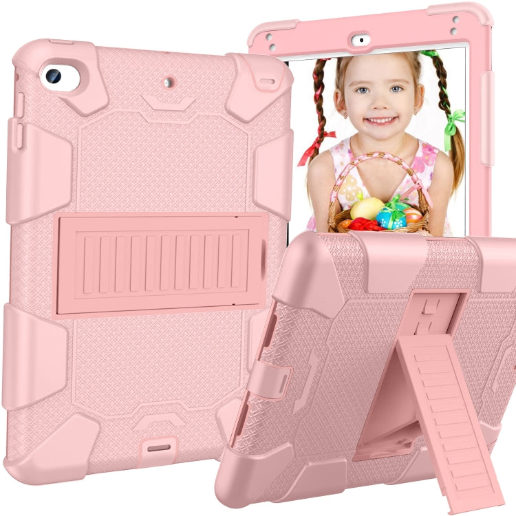 Shockproof Two-color Silicone Protection Shell for iPad Mini 2019 & 4, with Holder