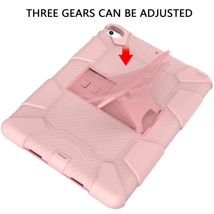 Shockproof Two-color Silicone Protection Shell for iPad Mini 2019 & 4, with Holder