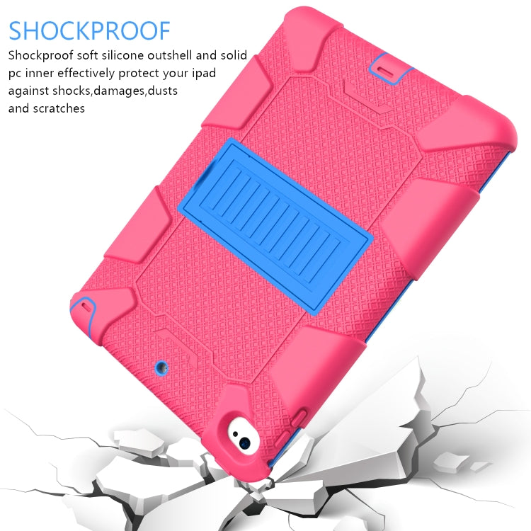 Shockproof Two-color Silicone Protection Shell for iPad Mini 2019 & 4, with Holder