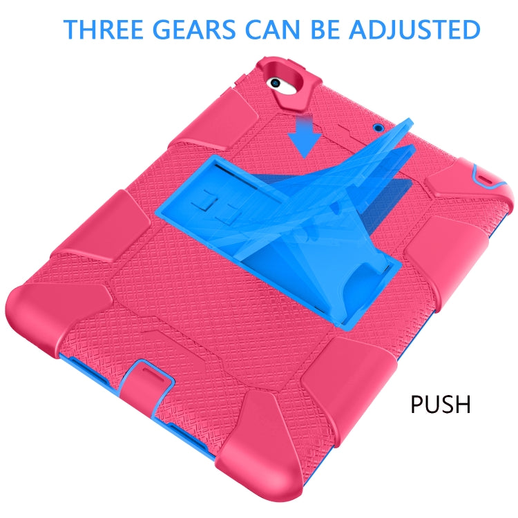 Shockproof Two-color Silicone Protection Shell for iPad Mini 2019 & 4, with Holder