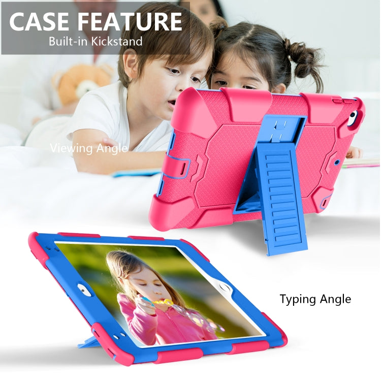 Shockproof Two-color Silicone Protection Shell for iPad Mini 2019 & 4, with Holder