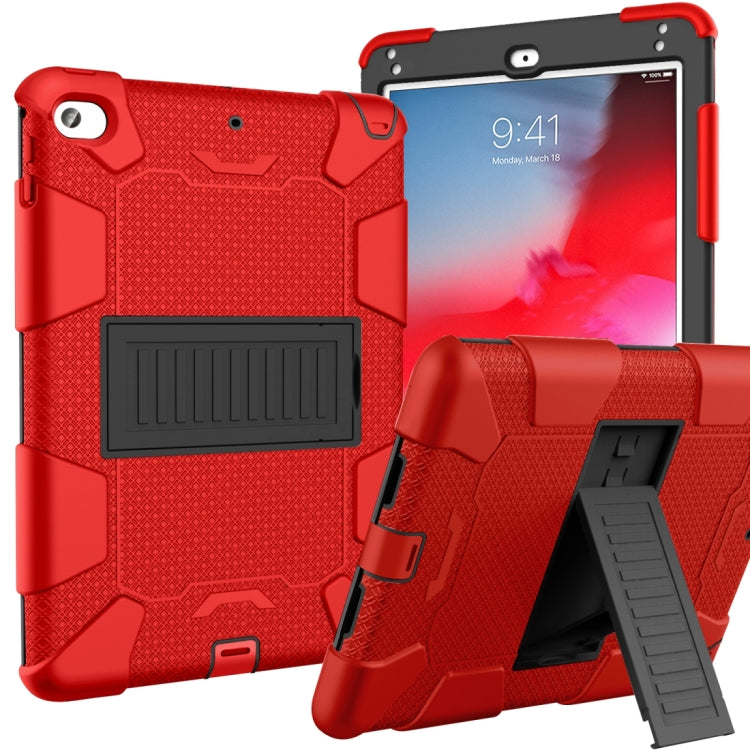 Shockproof Two-color Silicone Protection Shell for iPad Mini 2019 & 4, with Holder
