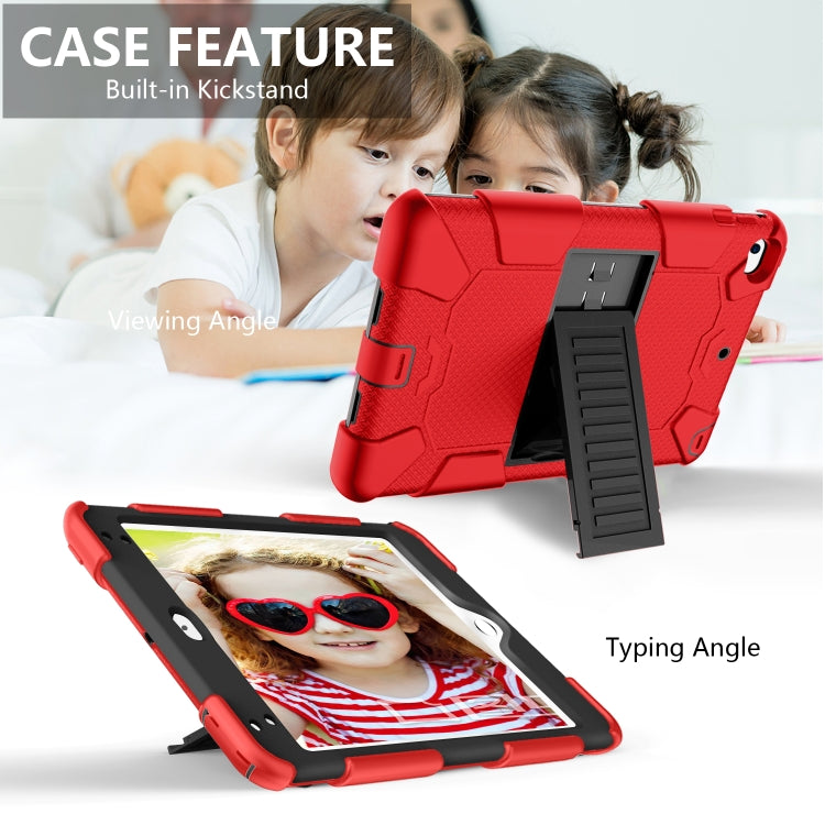 Shockproof Two-color Silicone Protection Shell for iPad Mini 2019 & 4, with Holder