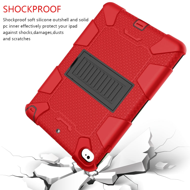 Shockproof Two-color Silicone Protection Shell for iPad Mini 2019 & 4, with Holder