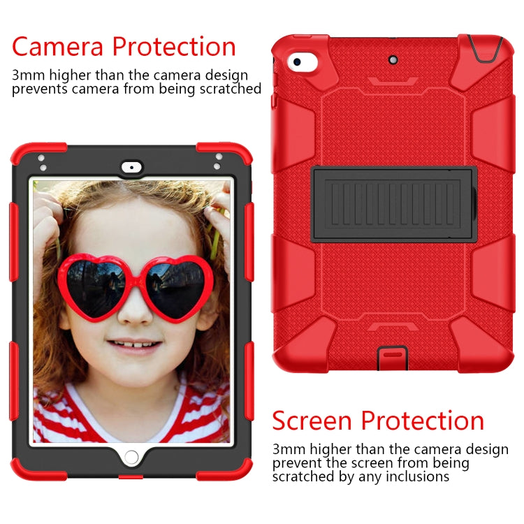 Shockproof Two-color Silicone Protection Shell for iPad Mini 2019 & 4, with Holder