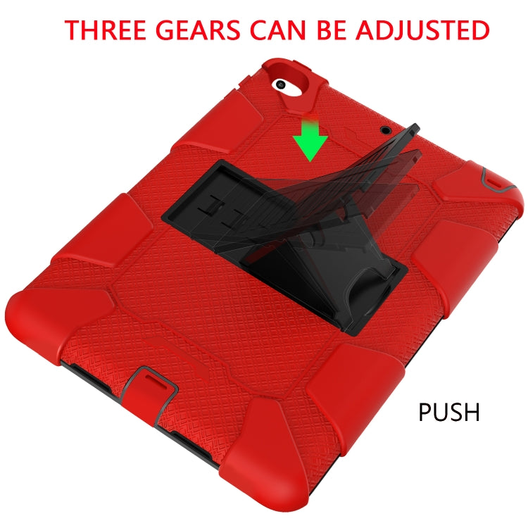 Shockproof Two-color Silicone Protection Shell for iPad Mini 2019 & 4, with Holder