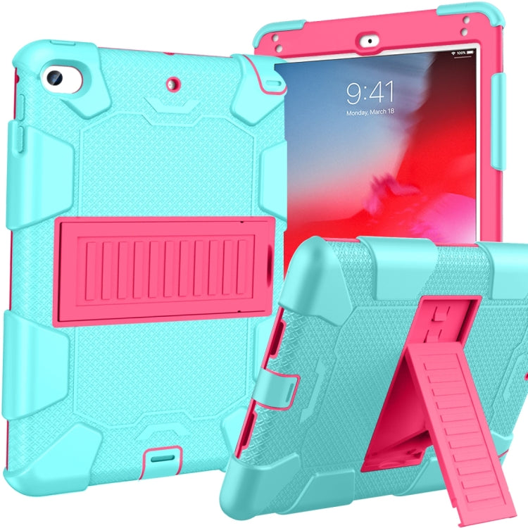 Shockproof Two-color Silicone Protection Shell for iPad Mini 2019 & 4, with Holder