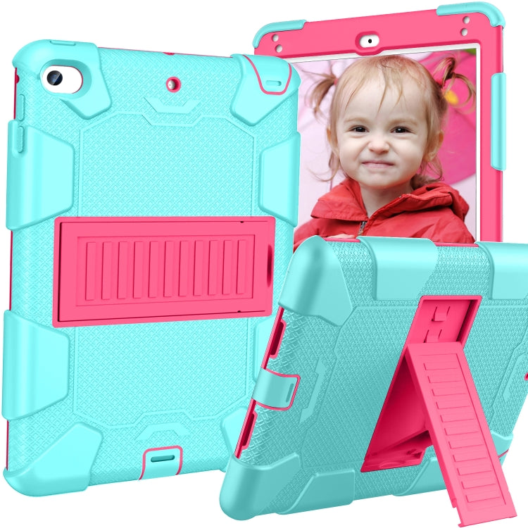 Shockproof Two-color Silicone Protection Shell for iPad Mini 2019 & 4, with Holder