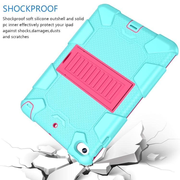 Shockproof Two-color Silicone Protection Shell for iPad Mini 2019 & 4, with Holder