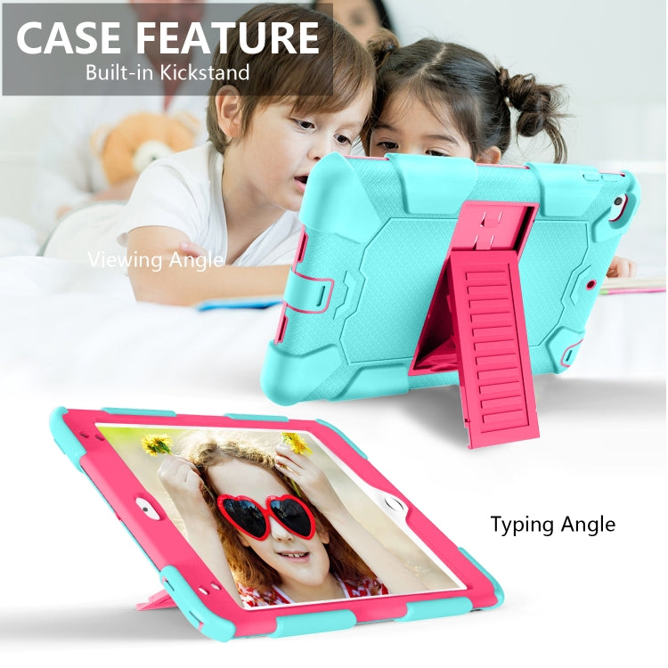 Shockproof Two-color Silicone Protection Shell for iPad Mini 2019 & 4, with Holder