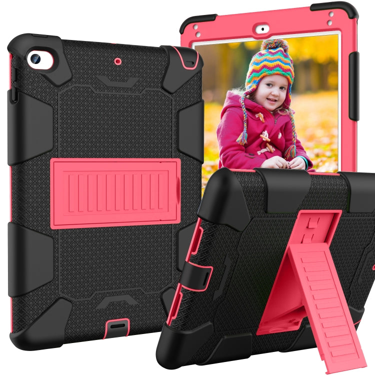 Shockproof Two-color Silicone Protection Shell for iPad Mini 2019 & 4, with Holder
