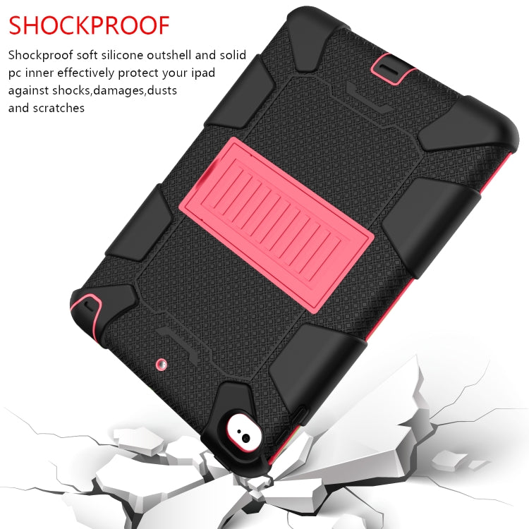 Shockproof Two-color Silicone Protection Shell for iPad Mini 2019 & 4, with Holder