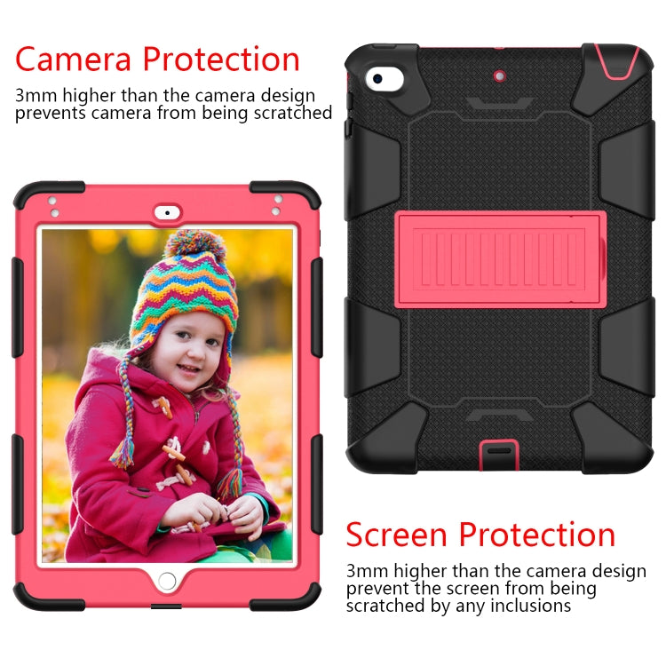Shockproof Two-color Silicone Protection Shell for iPad Mini 2019 & 4, with Holder