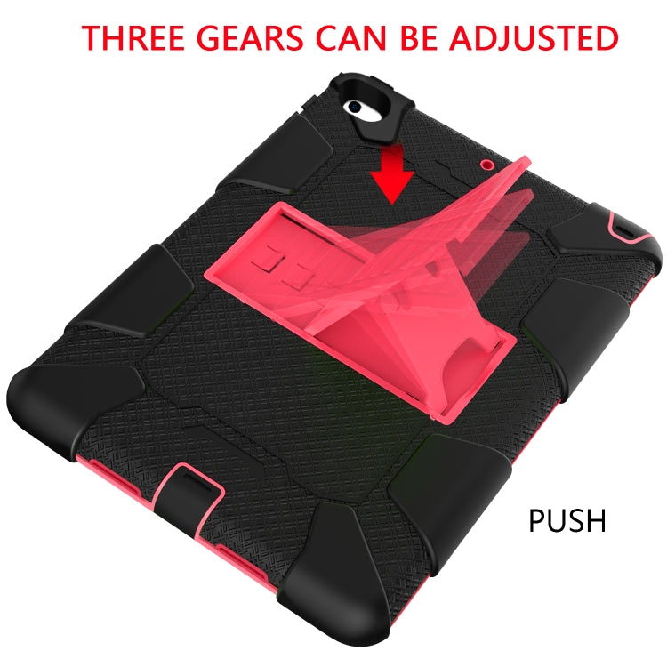 Shockproof Two-color Silicone Protection Shell for iPad Mini 2019 & 4, with Holder