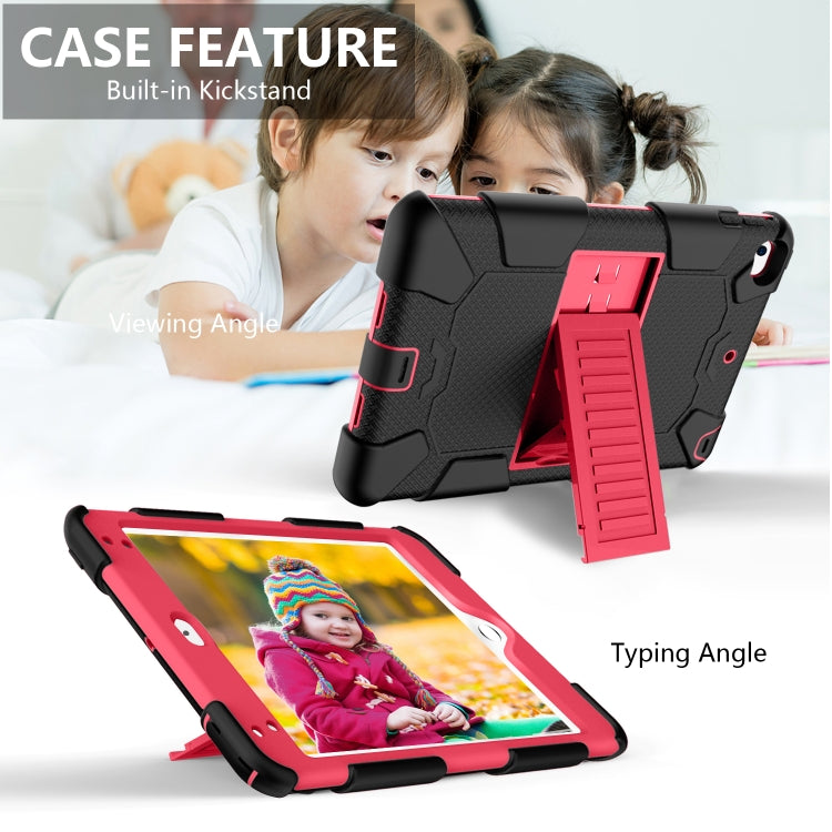 Shockproof Two-color Silicone Protection Shell for iPad Mini 2019 & 4, with Holder