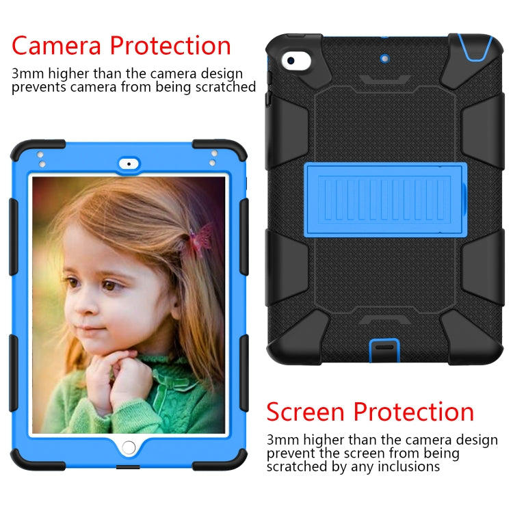 Shockproof Two-color Silicone Protection Shell for iPad Mini 2019 & 4, with Holder