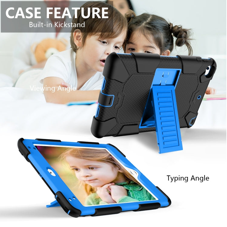 Shockproof Two-color Silicone Protection Shell for iPad Mini 2019 & 4, with Holder