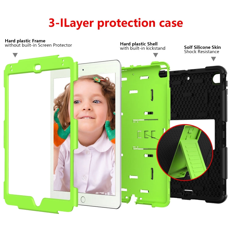 Shockproof Two-color Silicone Protection Shell for iPad Mini 2019 & 4, with Holder