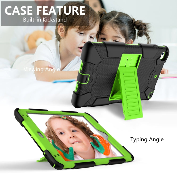 Shockproof Two-color Silicone Protection Shell for iPad Mini 2019 & 4, with Holder