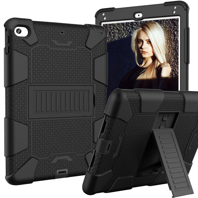 Shockproof Two-color Silicone Protection Shell for iPad Mini 2019 & 4, with Holder