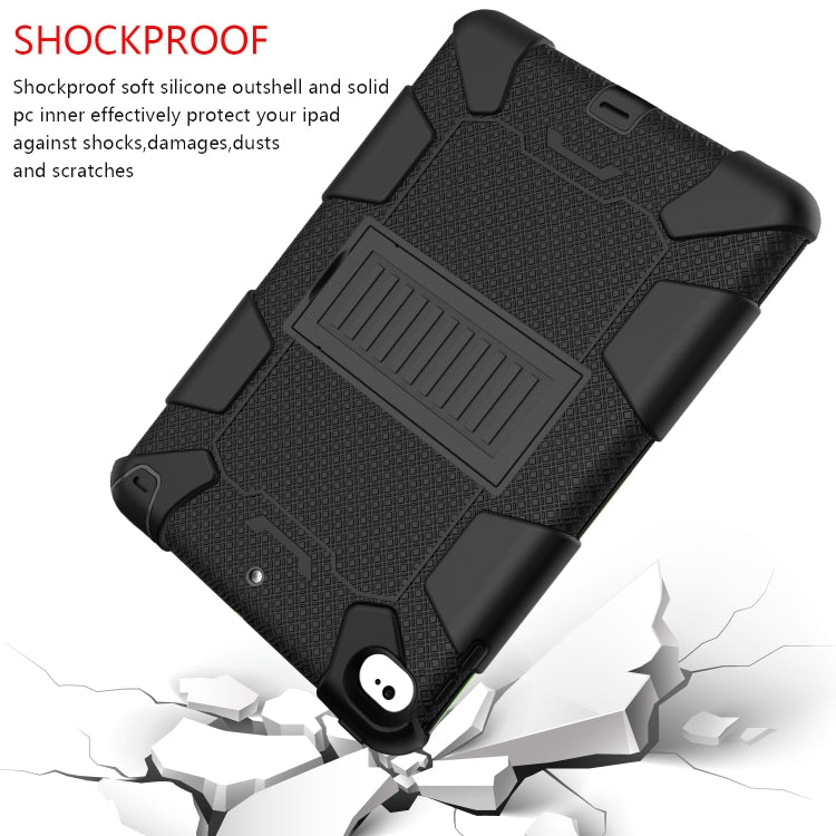 Shockproof Two-color Silicone Protection Shell for iPad Mini 2019 & 4, with Holder