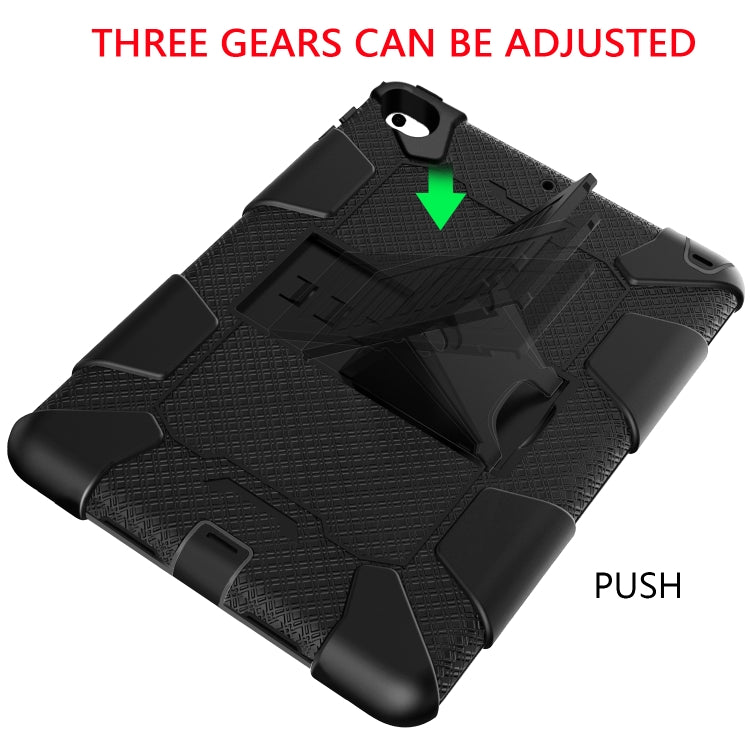 Shockproof Two-color Silicone Protection Shell for iPad Mini 2019 & 4, with Holder