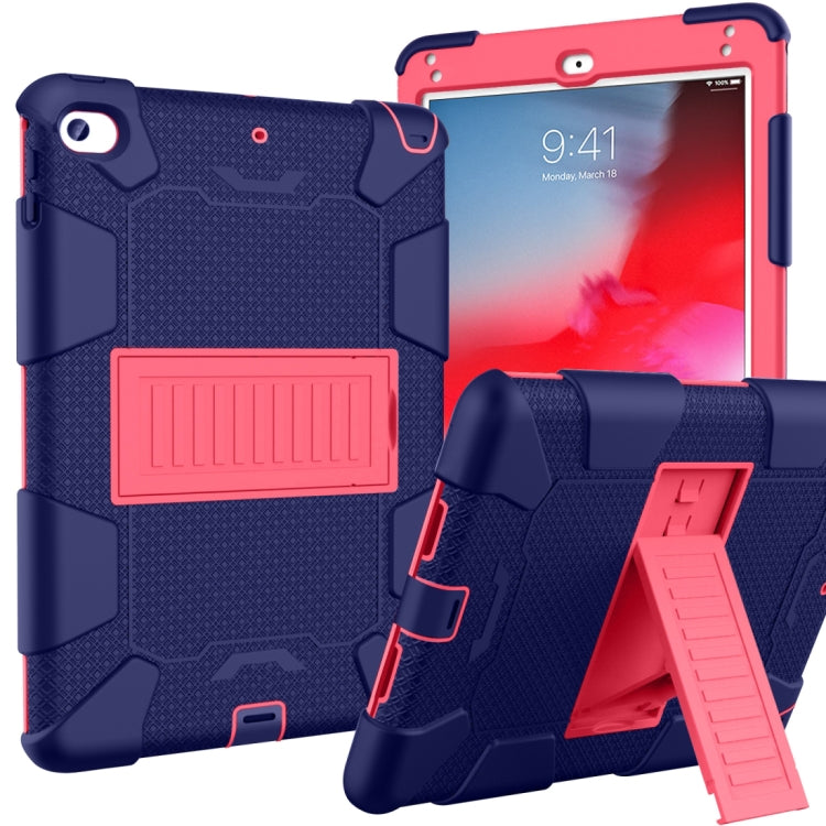Shockproof Two-color Silicone Protection Shell for iPad Mini 2019 & 4, with Holder