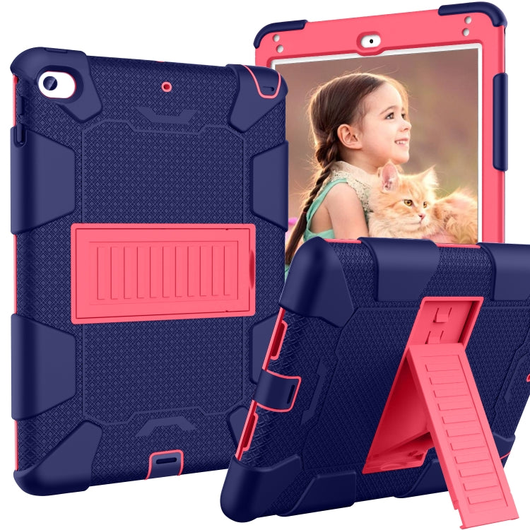 Shockproof Two-color Silicone Protection Shell for iPad Mini 2019 & 4, with Holder