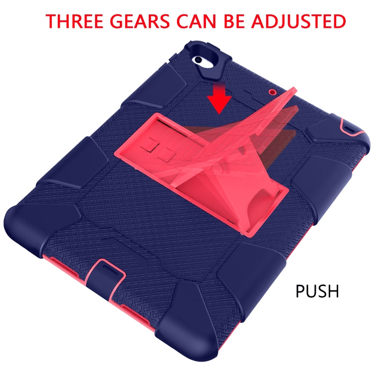 Shockproof Two-color Silicone Protection Shell for iPad Mini 2019 & 4, with Holder