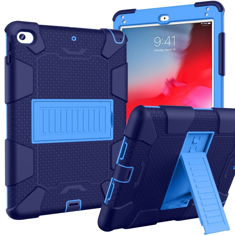 Shockproof Two-color Silicone Protection Shell for iPad Mini 2019 & 4, with Holder