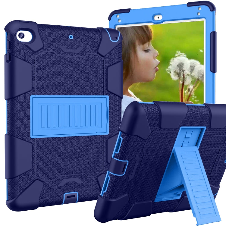 Shockproof Two-color Silicone Protection Shell for iPad Mini 2019 & 4, with Holder