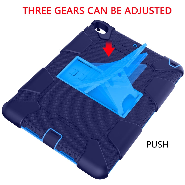 Shockproof Two-color Silicone Protection Shell for iPad Mini 2019 & 4, with Holder