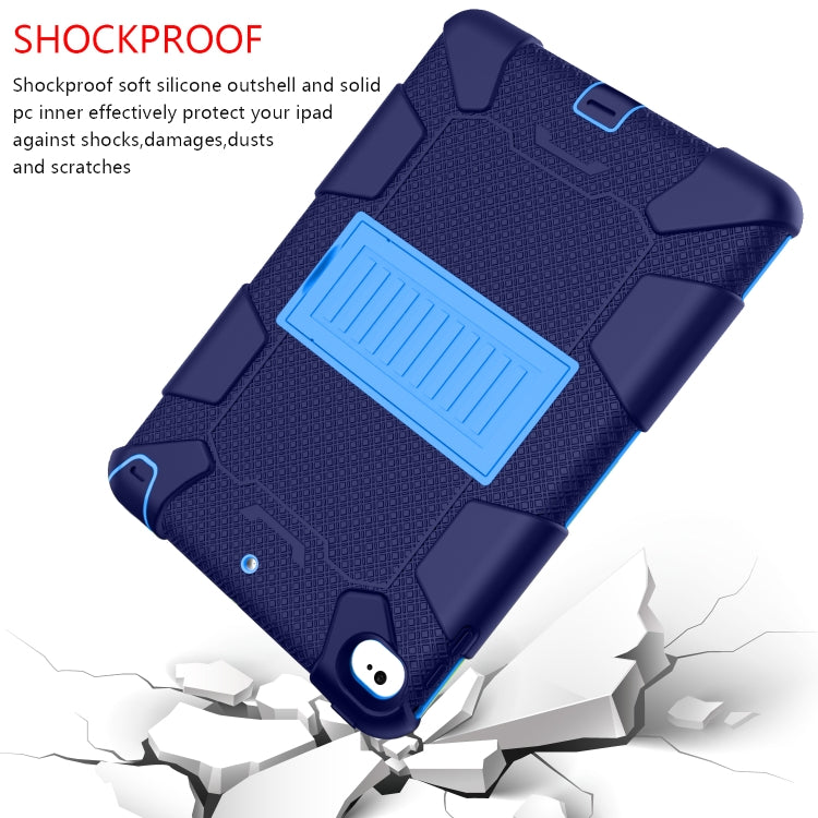 Shockproof Two-color Silicone Protection Shell for iPad Mini 2019 & 4, with Holder