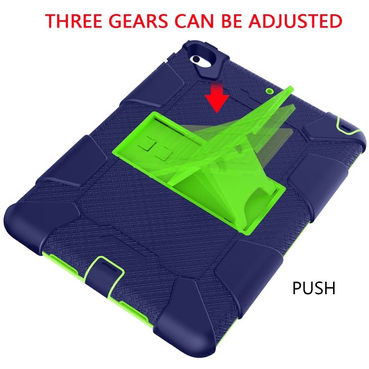 Shockproof Two-color Silicone Protection Shell for iPad Mini 2019 & 4, with Holder