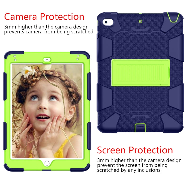 Shockproof Two-color Silicone Protection Shell for iPad Mini 2019 & 4, with Holder