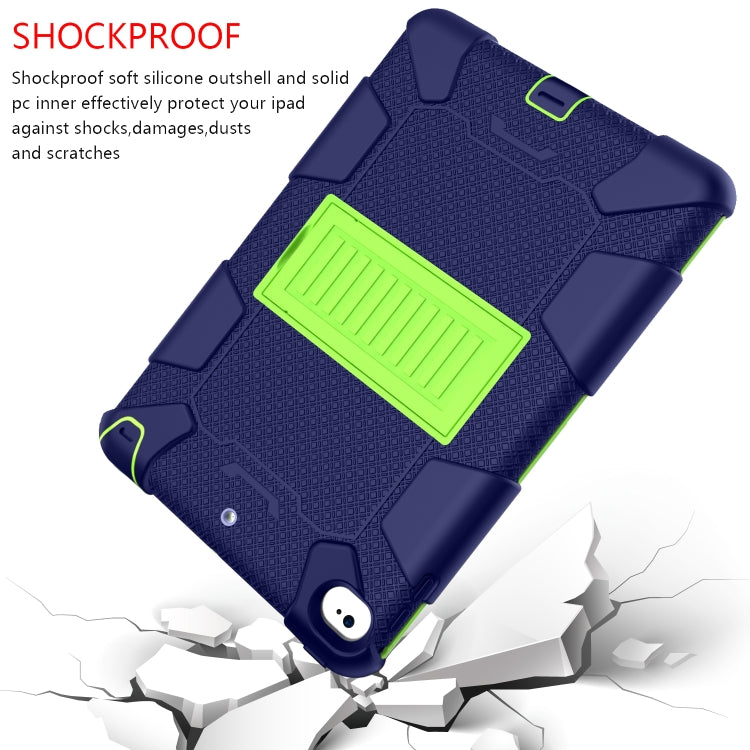 Shockproof Two-color Silicone Protection Shell for iPad Mini 2019 & 4, with Holder