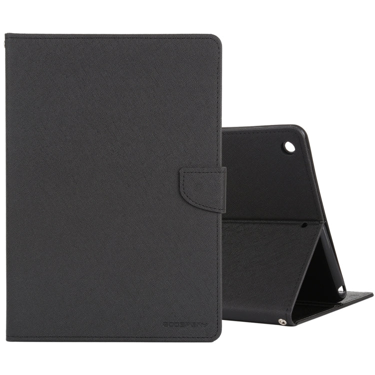 For iPad 10.2 GOOSPERY FANCY DIARY Cross Texture Leather Case with Card Slot & Holder & Wallet