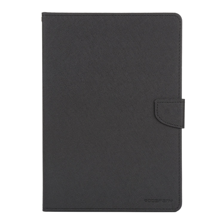 For iPad 10.2 GOOSPERY FANCY DIARY Cross Texture Leather Case with Card Slot & Holder & Wallet