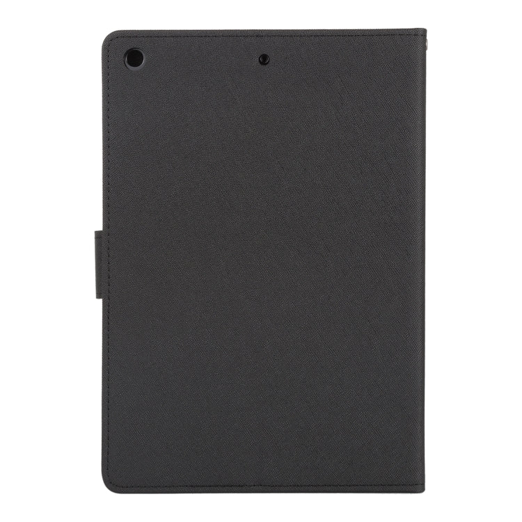 For iPad 10.2 GOOSPERY FANCY DIARY Cross Texture Leather Case with Card Slot & Holder & Wallet